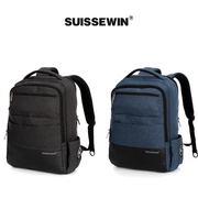 suissewin双肩包轻便(包轻便)韩版大学生书包电脑背包商务瑞士军背包