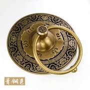 中式纯铜拉手仿古大门把手老式古建庭院木门拉环古典圆形拉手门环