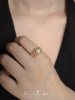 「弗朗西斯」vintage复古法式优雅巴洛克蕾丝天然珍珠开口戒指女