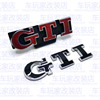 大众高尔夫GTI改装车尾字标贴黑色红色GTI字标中网标车尾标贴改装