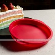6英寸 8英寸 硅胶蛋糕圆模具 多色蛋糕 蛋糕胚烤盘 单个 铂金硅胶