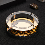 烟灰缸创意个性潮流水晶玻璃欧式大号家用客厅办公室，ktv烟缸定制