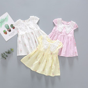 婴儿童装女宝宝连衣裙夏装0-1-2岁女童裙子薄款小女孩公主裙纯棉3
