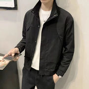 春秋男士工装夹克外套韩版潮流立领简约个性时尚上衣外套