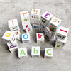 自然拼读英语字母单词积木方块玩具英文教具儿童益智早教启蒙神器