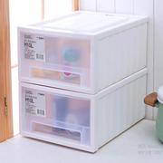 加厚单层抽屉式自由组合柜子彩色大号塑料收纳箱抽屉柜储物箱
