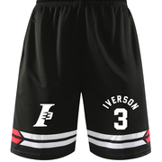 艾弗森3詹姆斯科比篮球服运动跑步打球健身男士五分短裤定制印刷