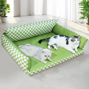 猫窝四季通用夏季猫垫子可拆洗猫咪睡觉用猫咪床夏沙发狗窝