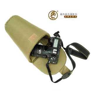 酷色超厚防水防震相机套适用于单反微单内胆镜头保护轻便收纳桶包