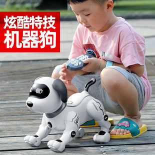 儿童玩具狗狗走路会叫宝宝电动仿真智能机器狗女男孩，宠物小狗礼物