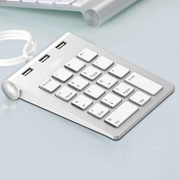 跨财务办公数字小键盘记本电脑US 2.0多功810境能有线键盘H笔UBB