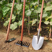 家用种菜种植套装锄头铁锹耙子挖地松土神器锰钢农具农用工具