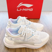 李宁跑步鞋女鞋，2023星火网面，透气鞋子低帮跑鞋运动鞋女款网鞋