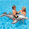 。intex小海豚水上充气坐骑游泳动物，座骑充气玩具儿童游泳坐圈