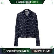 99新未使用香港直邮miumiu波点长袖衬衫mk180713r3s232