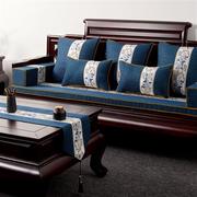 红木沙发坐垫客厅实木家具椅子罗汉床中式套罩防滑高档海绵垫