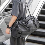 双肩包男士背包潮流大容量短途旅行包行李袋多功能个性运动健身包