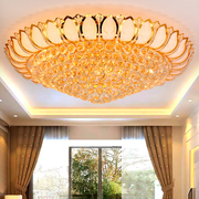大气现代LED吸顶灯节能环保欧式圆形水晶灯客厅灯卧室餐厅灯饰