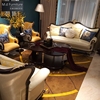 欧式实木真皮沙发123组合大坪数新古典法式奢华客厅美式定制家俱