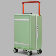 宽拉杆行李箱24寸n高颜值大容量，拉杆箱pc结实耐用密码箱铝框旅
