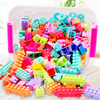 儿童益智玩具环保塑料收纳桶包装DIY大颗粒拼装拼插积木