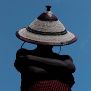 布基纳法索Sapone草帽天然象草波西米亚夏日民族草编复古部落艺术
