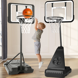 篮球架家庭版可升降投篮框幼儿园宝宝球类男孩室内外通用球筐