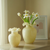 花瓶摆件客厅，插花高级感水培富贵竹玻璃花盆