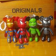 正版 超级英雄么么熊 暴力熊 钢铁侠蜘蛛侠 挂件摆件公仔玩具玩偶