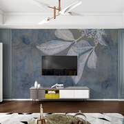 叶子墙纸环保抽象立体影视电视背景墙墙布防水加厚无纺布壁纸壁画