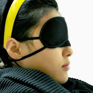 竹炭眼罩3d遮光透气3d促进睡眠，竹纤维男女通用可爱韩国助护眼便携