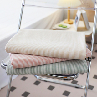 活性色织条纹纯棉床单，单件水洗棉单双人全棉，床单被单床笠式可定制