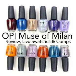 美国OPI指甲油 2020秋冬米兰系列12色muse of milan