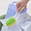 日本洗衣刷子家用洗衣服神器，衣领袖口专用硬软毛刷，长柄鞋刷清洁刷