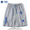 NASA联名夏季宽松短裤子男女款ins潮牌学生休闲运动五分裤A