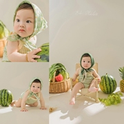儿童摄影服装开荤仪式蔬菜水果道具宝宝百天照周岁照拍照服装