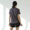 专业跑步运动套装短裤女健身房2023夏季宽松晨跑瑜伽跳操服速干衣