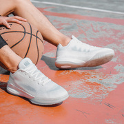 艾弗森篮球鞋男低帮春夏季透气白色球鞋透气战靴学生艾佛森运动鞋