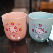 一盒2只日本Hello Kitty凯蒂猫KT猫 可爱卡通陶瓷杯茶杯水杯