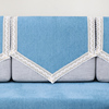 防滑欧式通用沙发巾三角靠背巾扶手巾，蕾丝布艺沙发垫简约现代盖巾