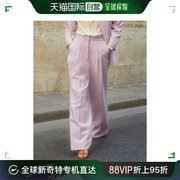 韩国直邮VANESSA BRUNO 棉裤/羽绒裤 23FW TICIANO 浅粉红色 两片