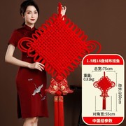中国结福字挂件挂饰客厅大号玄关2023高档高端大红色新年装饰