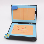 足球战术板拉链式磁性，作战板篮球战术，沙盘教练员示教板带棋子笔