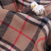 秋冬羊毛格子毛呢面料，秋冬款彩色格子大衣短裙，百褶裙布料diy手工