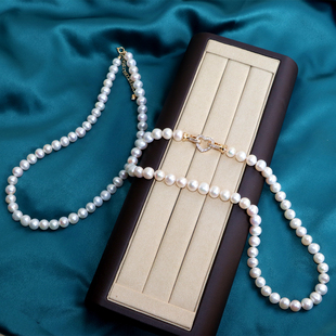 艾拉淡水珍珠项链送妈妈婆婆礼物女款百搭母亲节天然气质简约