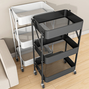 IKEA宜家摺叠小推车置物架厨房浴室落地多层收纳层架移动婴儿用品