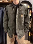 CARHARTT WIP卡哈特 工装潮牌C26重工水洗中长款工装大衣夹克外套