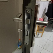 房门锁卧室内门锁具换锁配锁大58锁体室木门锁执手面板不锈钢门锁