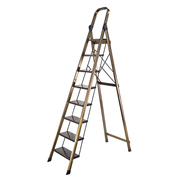 梯子家用折叠铝合金加宽加厚人字阁楼梯不锈钢七八步室内移动楼梯