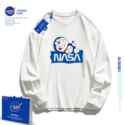 NASA叮当猫儿童长袖t恤春秋薄款2024男童打底衫上衣女童卫衣